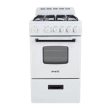 Avanti 20" Gas Range - White