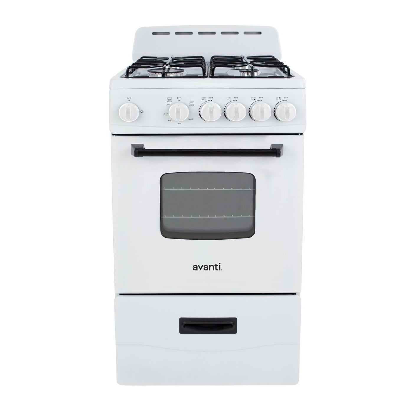 Avanti 20" Gas Range - Stainless Steel