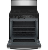 GE® ENERGY STAR® 30" Free-Standing Electric Radiant Smooth Cooktop Range