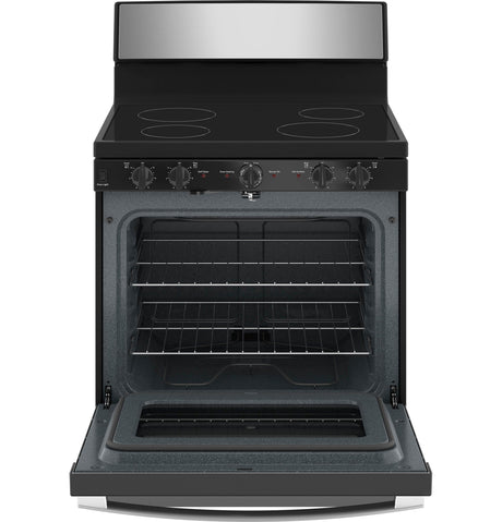 GE® ENERGY STAR® 30" Free-Standing Electric Radiant Smooth Cooktop Range
