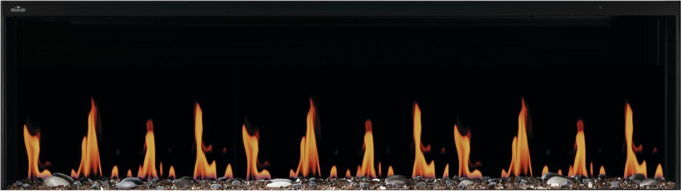 Luminex 65 LCD Electric Linear Built-in Fireplace
