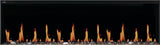 Luminex 65 LCD Electric Linear Built-in Fireplace