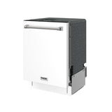 24 Inch Top Control Built-in Dishwasher In White