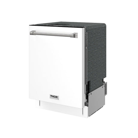 24 Inch Top Control Built-in Dishwasher In White
