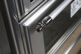 Majestic II 48 Inch Dual Fuel Natural Gas Freestanding Range in Stainless Steel with Chrome Trim