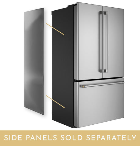 Monogram Stainless Steel Side Panels for French Door Bottom Freezer - Left
