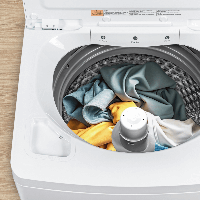 Element 3.9 cu. ft. Top Load Washer with Agitator - White (ENTW3925EW)
