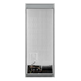 Forno Maderno 28-Inch Built-In Convertible Refrigerator in Black with Antique Brass Handle, 13.6 cu.ft. Right Swing with Decorative Trim - 32-Inch Wide
