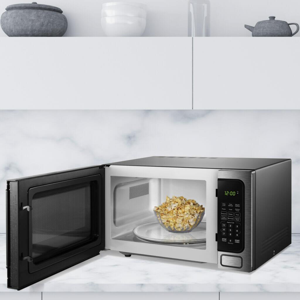 Danby Designer 1.1 cu. ft. Countertop Microwave in Stainless Steel
