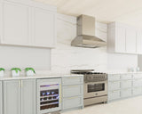 48in Pro Wall Chimney Hood Stainless Steel Straight Lip 1000 CFM