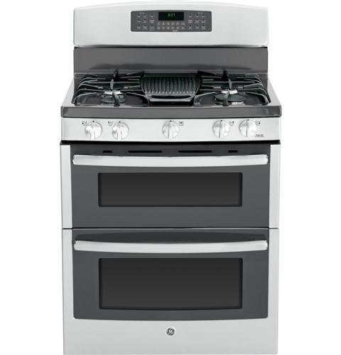 GE® 30" Free-Standing Gas Double Oven Range with Convection