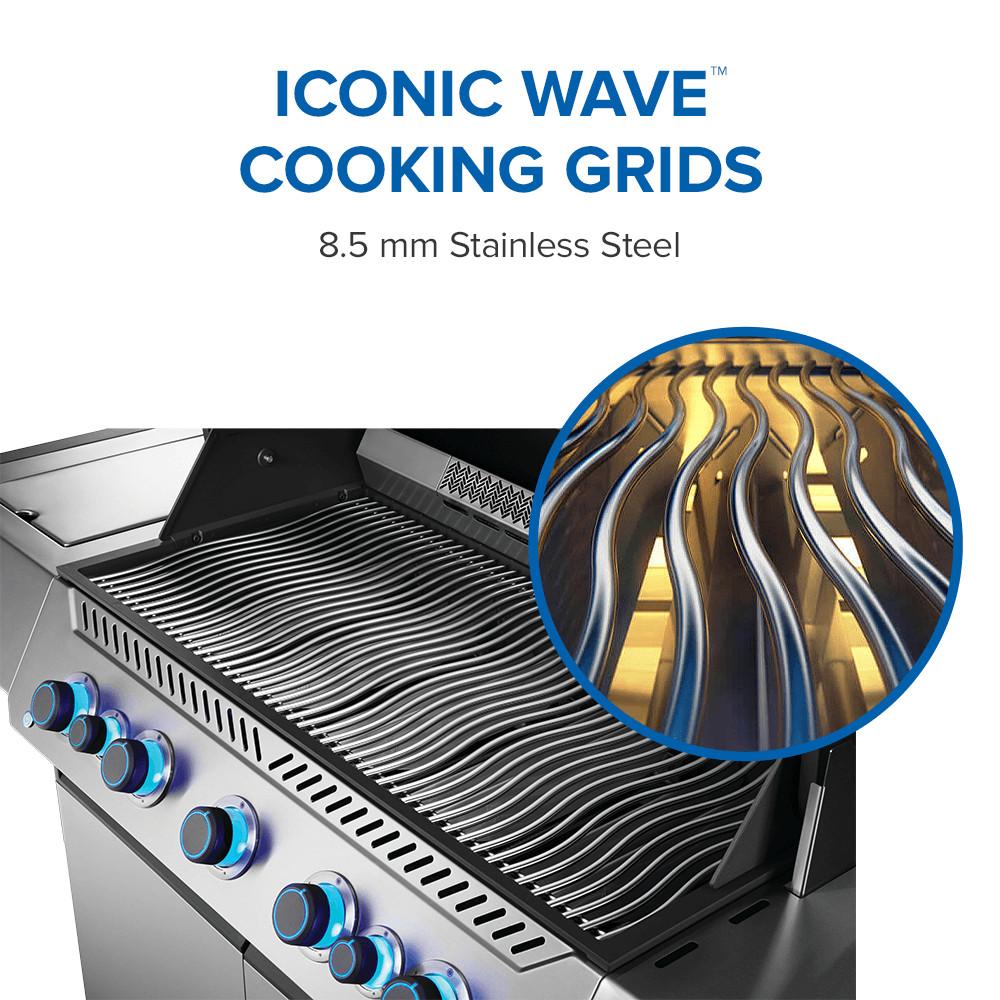 Prestige 665 Connected RSIB with Infrared Side and Rear Burner , Propane, Stainless Steel