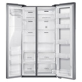 22 cu. ft. Capacity Counter Depth Side-by-Side Food ShowCase Refrigerator (Stainless Steel)
