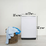 Danby 1.8 cu. ft. Compact Top Load Washing Machine in White