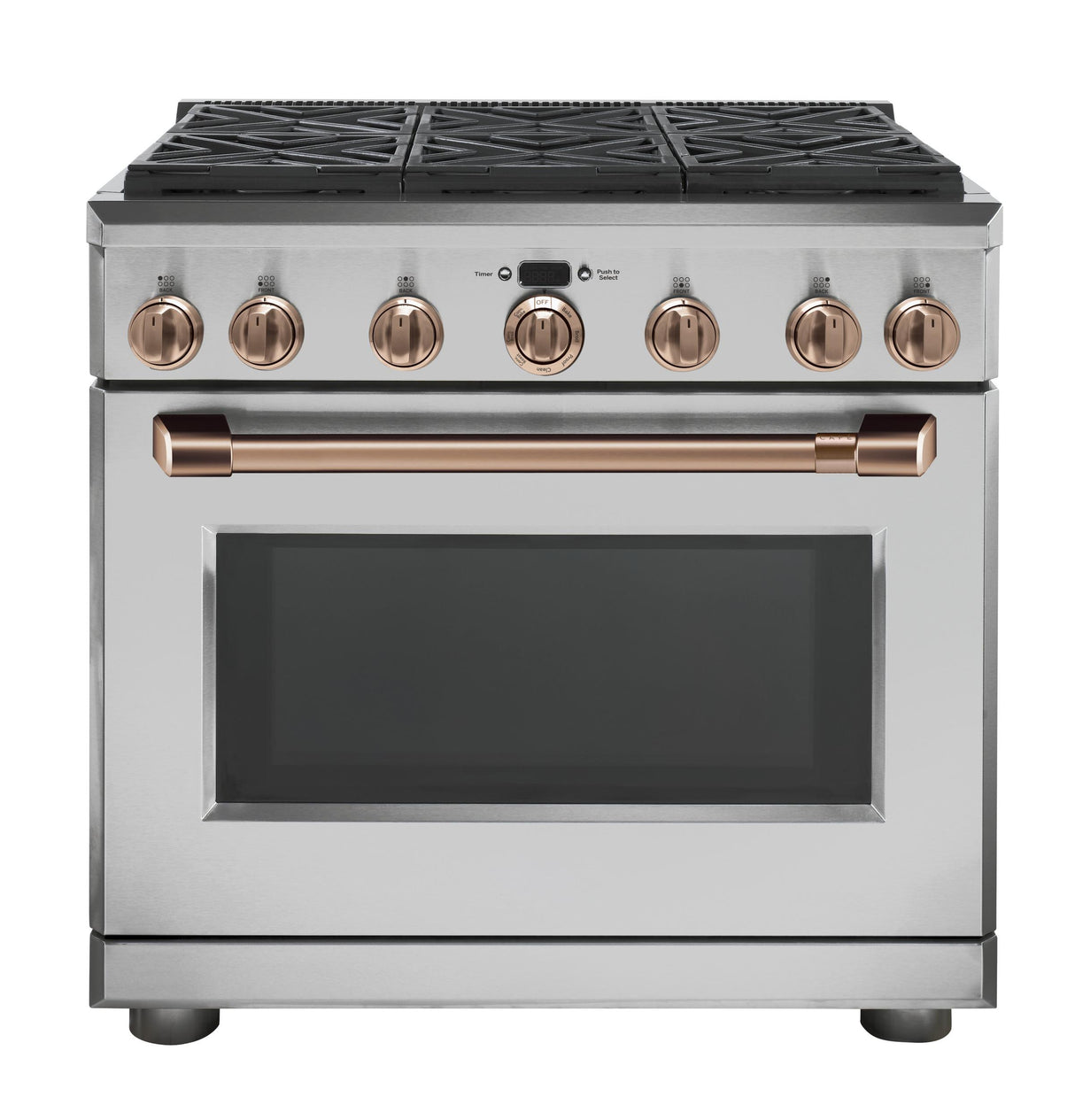 Café™ 36" Dual-Fuel Commercial-Style Range with 6 Burners (Natural Gas)