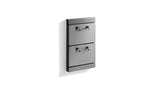 Utility Drawers - Two full standard drawers w/ 5" offset handles