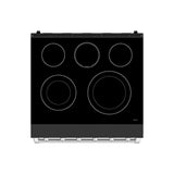 30 Inch Professional Electric Range With Precision Knob Control In Black and Stainless Steel  Gordon Ramsay Series