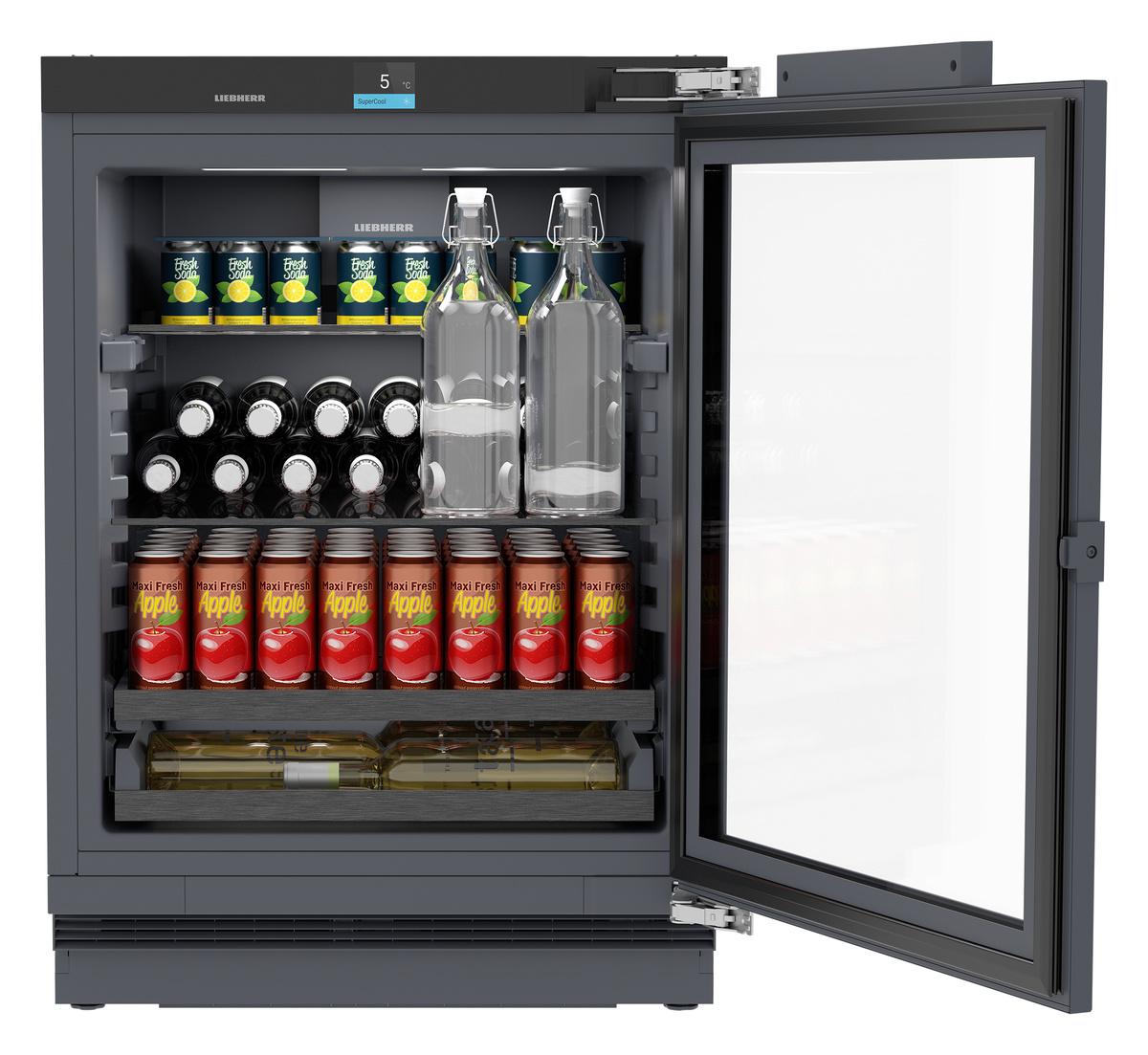 Fully Integrated under counter beverage refrigerator