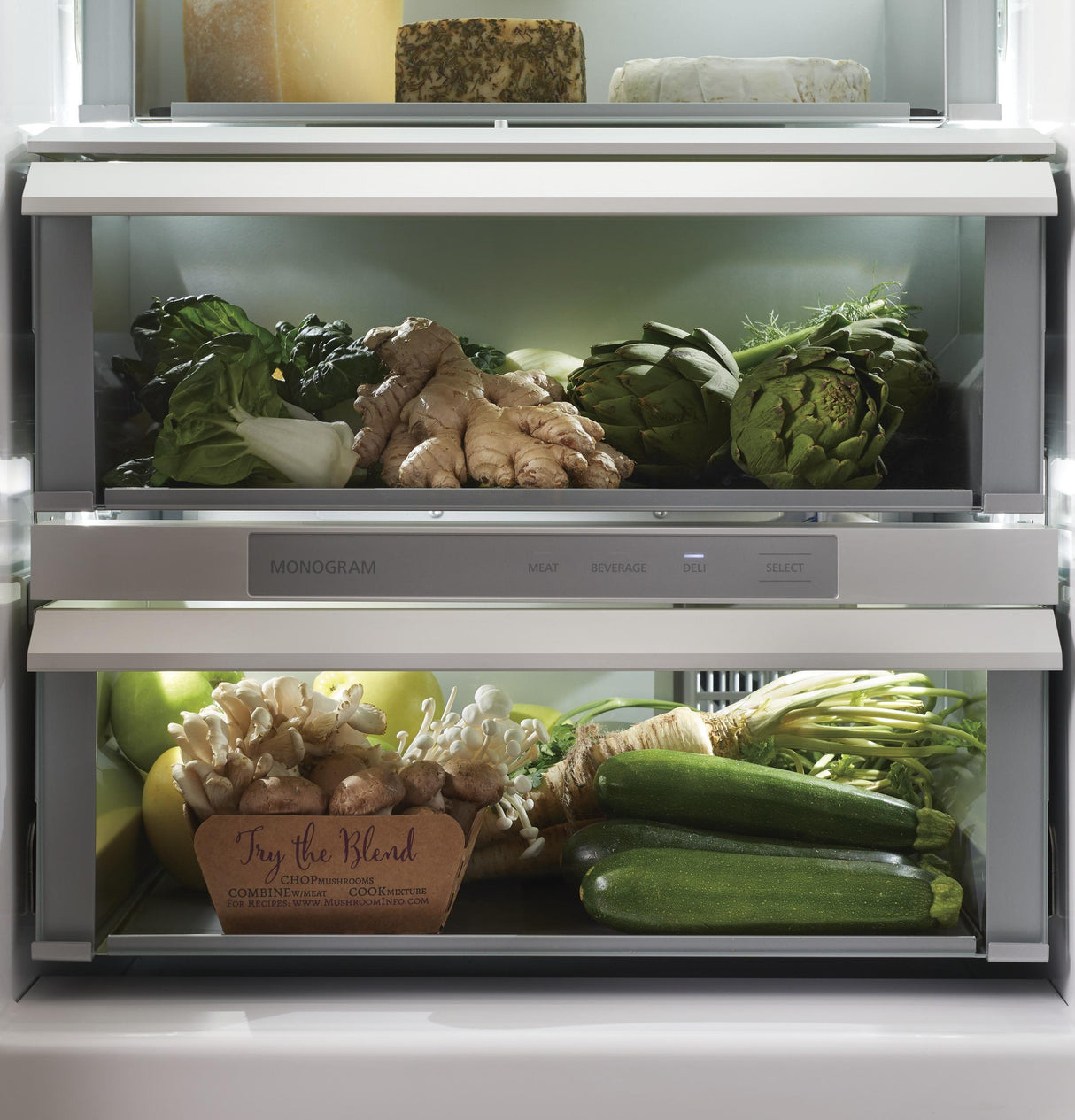 Monogram 24" Integrated, Panel-Ready Column Refrigerator