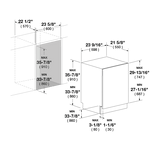 24" OVERLAY BUILT-IN DISHWASHER