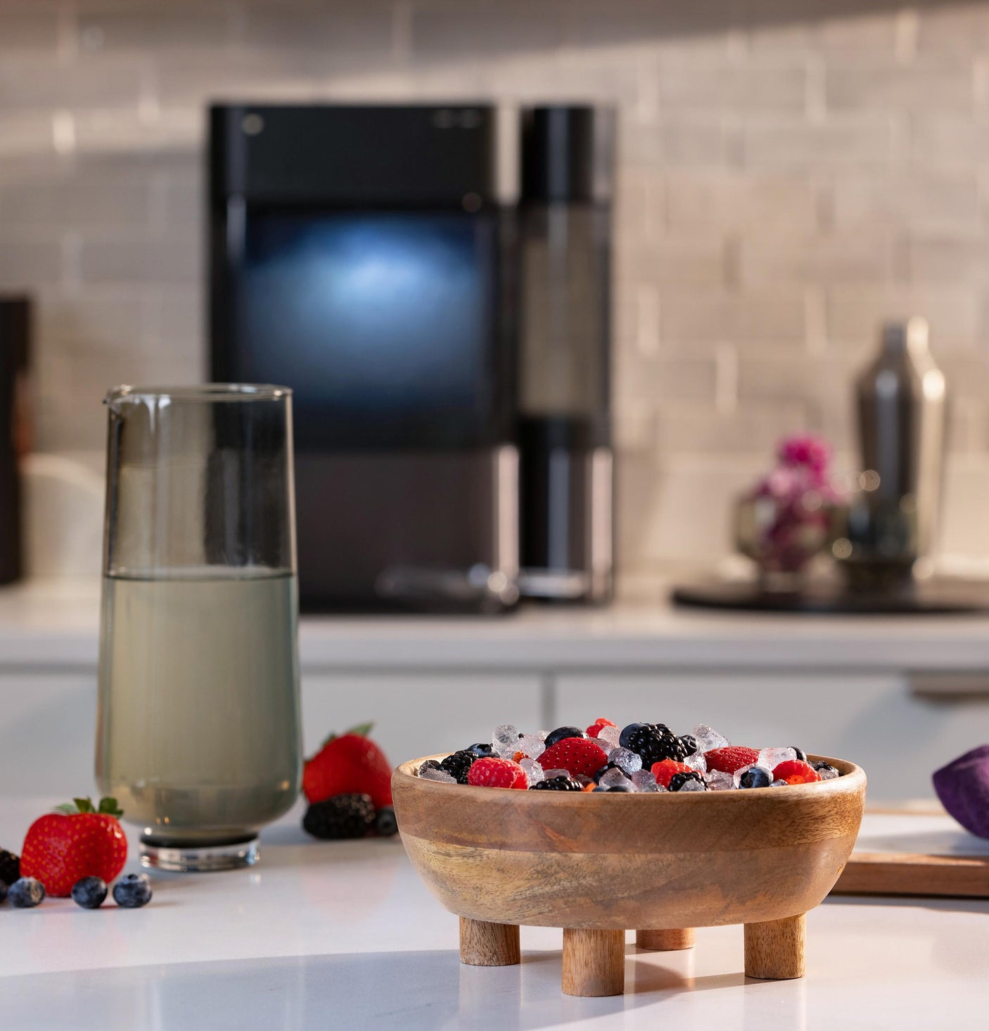 GE Profile™ Opal™ 2.0 Ultra Nugget Ice Maker with Side Tank and Scale Inhibiting Filter
