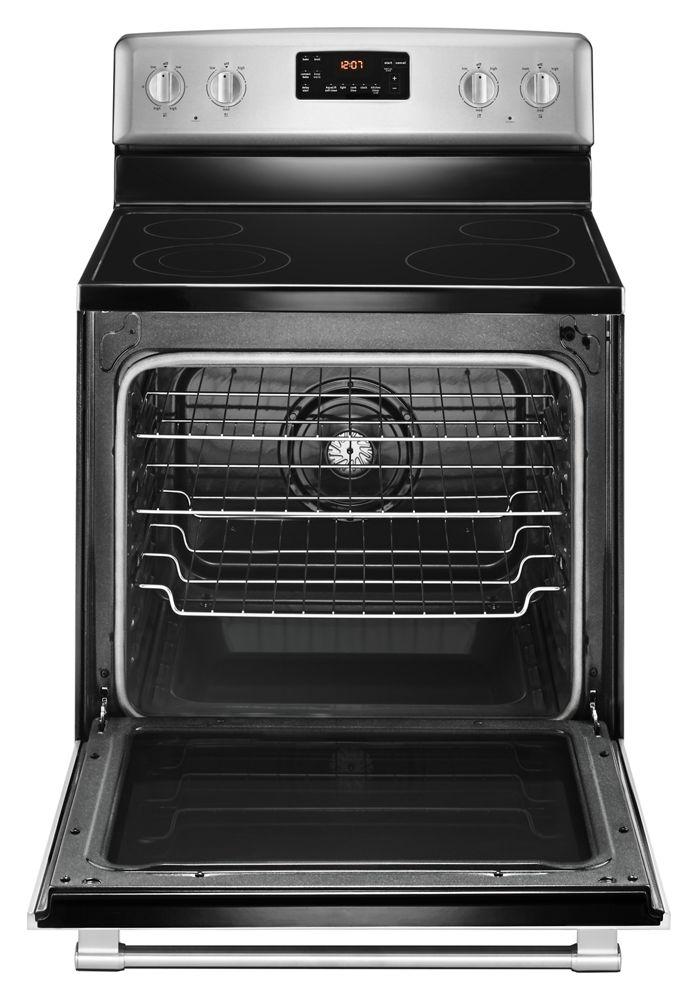 30-Inch Wide Electric Range with Fan Convection and Max Capacity Rack - 6.4 Cu. Ft.