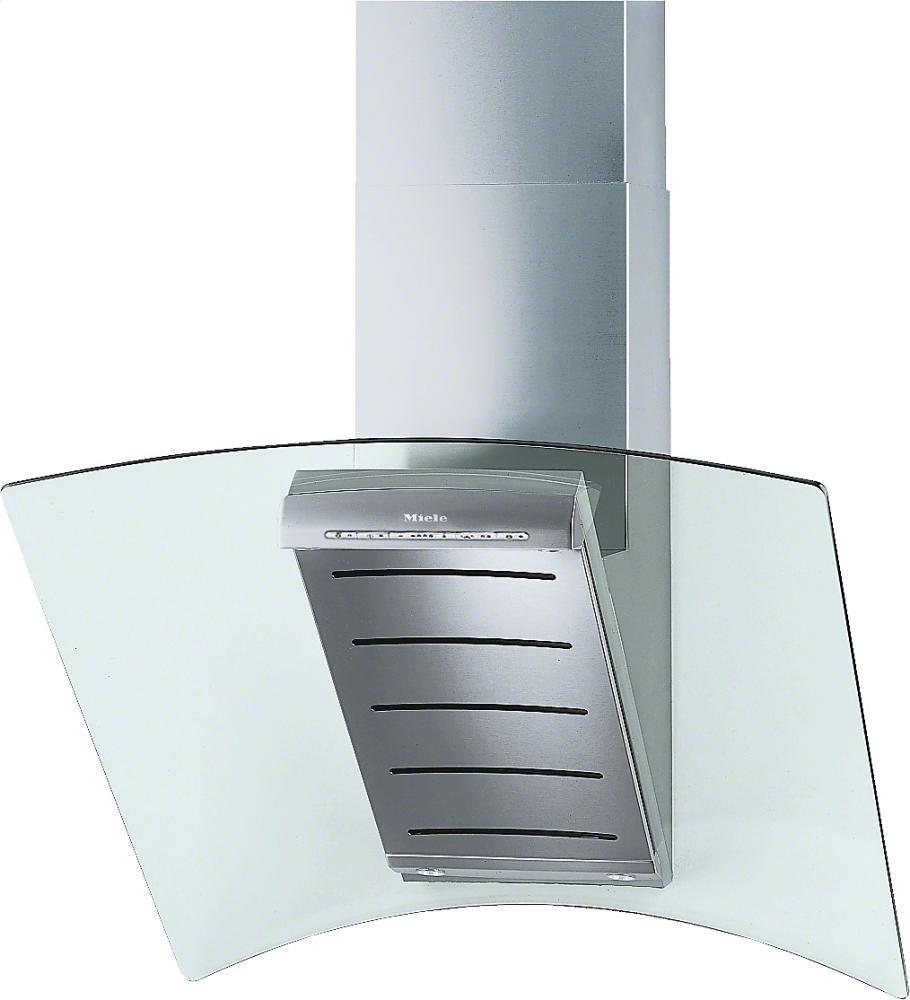 DA 289-4 Flyer AM Wall ventilation hood with dimmable halogen lighting and light-touch switches for easy operation.