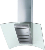 DA 289-4 Flyer AM Wall ventilation hood with dimmable halogen lighting and light-touch switches for easy operation.