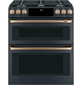 Café™ 30" Smart Slide-In, Front-Control, Dual-Fuel, Double-Oven Range with Convection