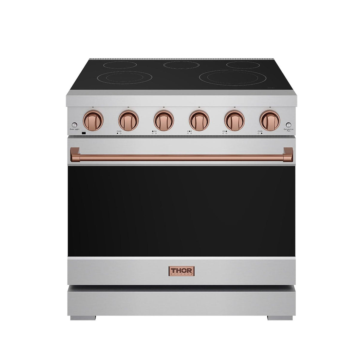 36 Inch Professional Electric Range In Stainless Steel/rose Gold  Gordon Ramsay Series