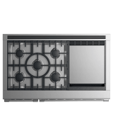Gas Range, 48", 5 Burners with Griddle