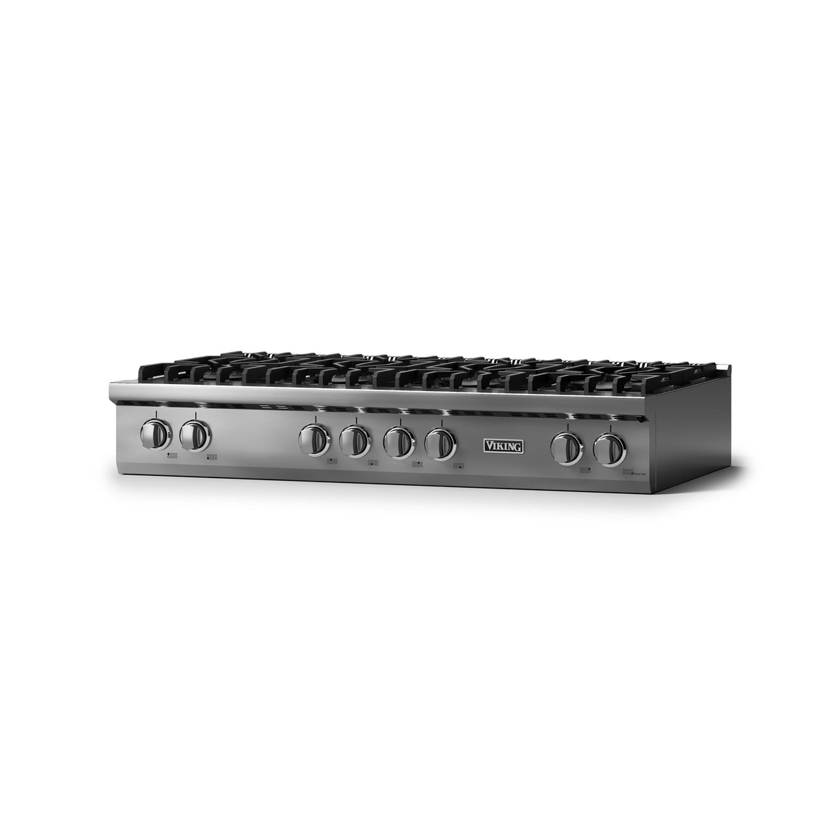 48"W. Gas Rangetop (Burner: 8b, Finish: Stainless Steel, Trim: Polished Chrome, Fuel: Propane)