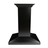 ZLINE 42" Designer Series Wooden Island Range Hood with Crown Molding (KBiCC-42)