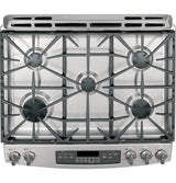 GE® 30" Slide-In Front Control Gas Range