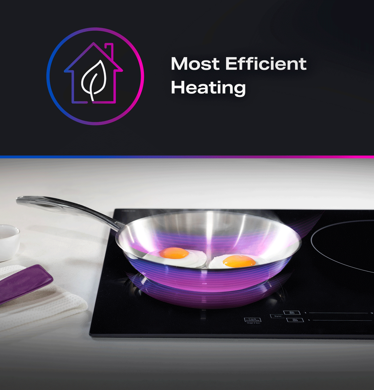 GE Profile™ ENERGY STAR® 36" Built-In Touch Control Induction Cooktop
