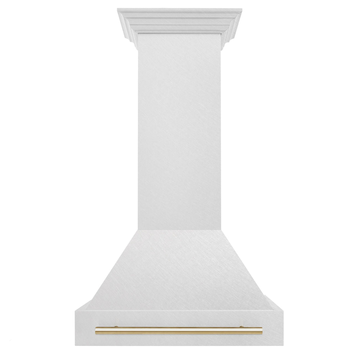 30 in. ZLINE Autograph Edition DuraSnow Stainless Steel Range Hood with DuraSnow Stainless Steel Shell and Handle (8654SNZ-30) [Color: Gold]