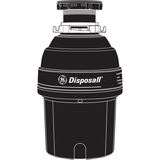 GE DISPOSALL® 3/4 HP Continuous Feed Garbage Disposer - Non-Corded