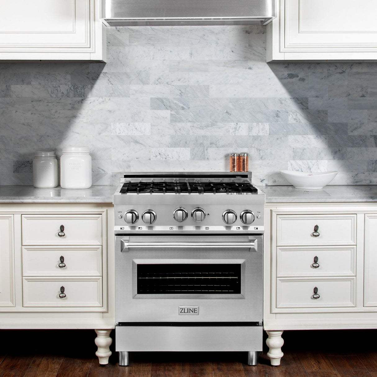 ZLINE 30" 4.0 cu. ft. Range with Gas Stove and Gas Oven in Stainless Steel (RG30) [Color: Stainless Steel]