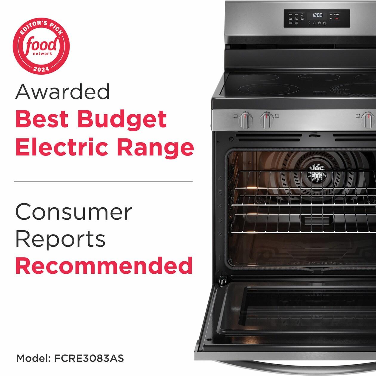 30" Electric Range with Air Fry