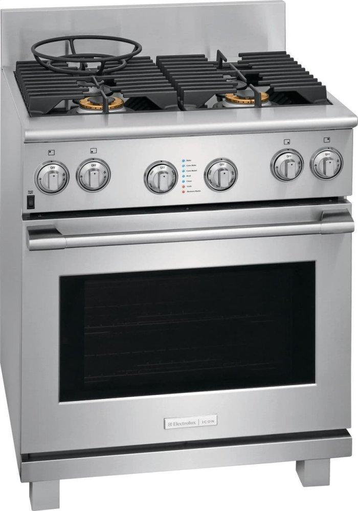 30'' Dual-Fuel Freestanding Range
