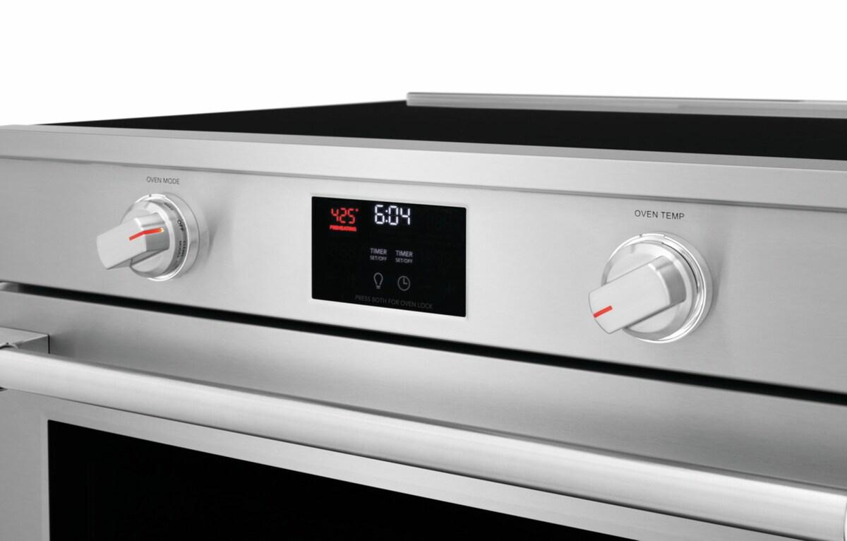 30" Induction Range with Total Convection