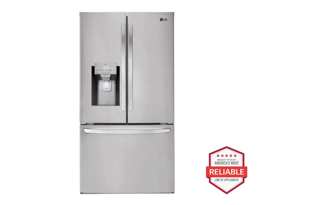 28 cu.ft 3 Door French Door, Standard Depth, Ice and Water with Single Ice Maker