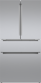800 Series French Door Bottom Mount Refrigerator 36" Stainless steel (with anti-fingerprint)