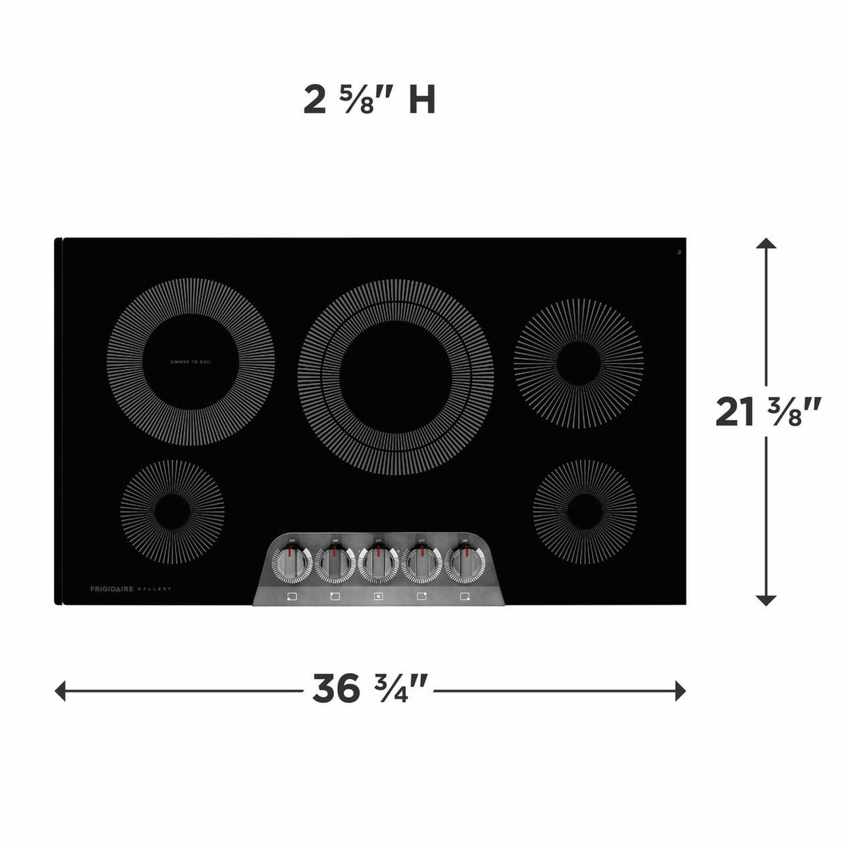 36" Electric Cooktop