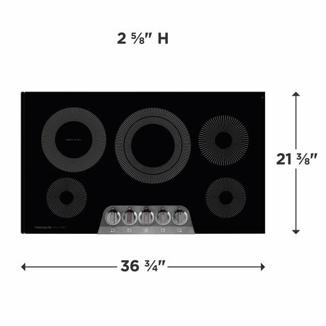 36" Electric Cooktop