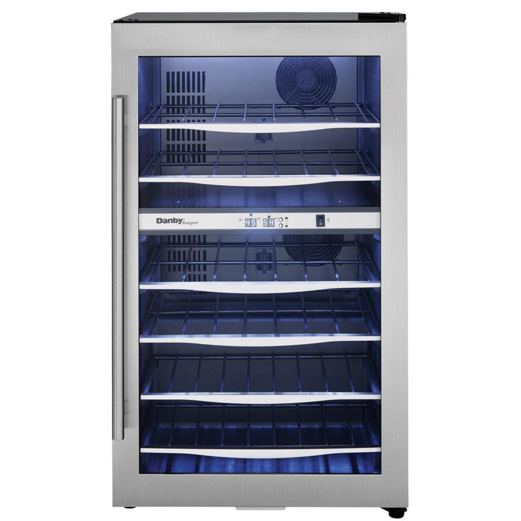 Danby 38 Bottle Free-Standing Wine Cooler in Stainless Steel