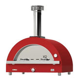 40" Hybrid Gas & Wood Oven in Rosso (Red)