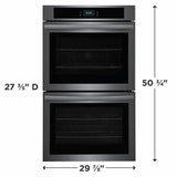 30" Double Electric Wall Oven with Fan Convection