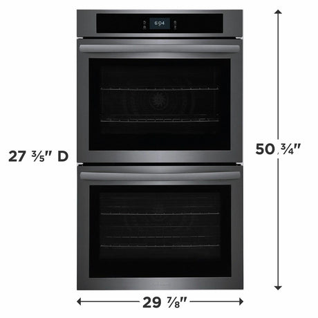 30" Double Electric Wall Oven with Fan Convection