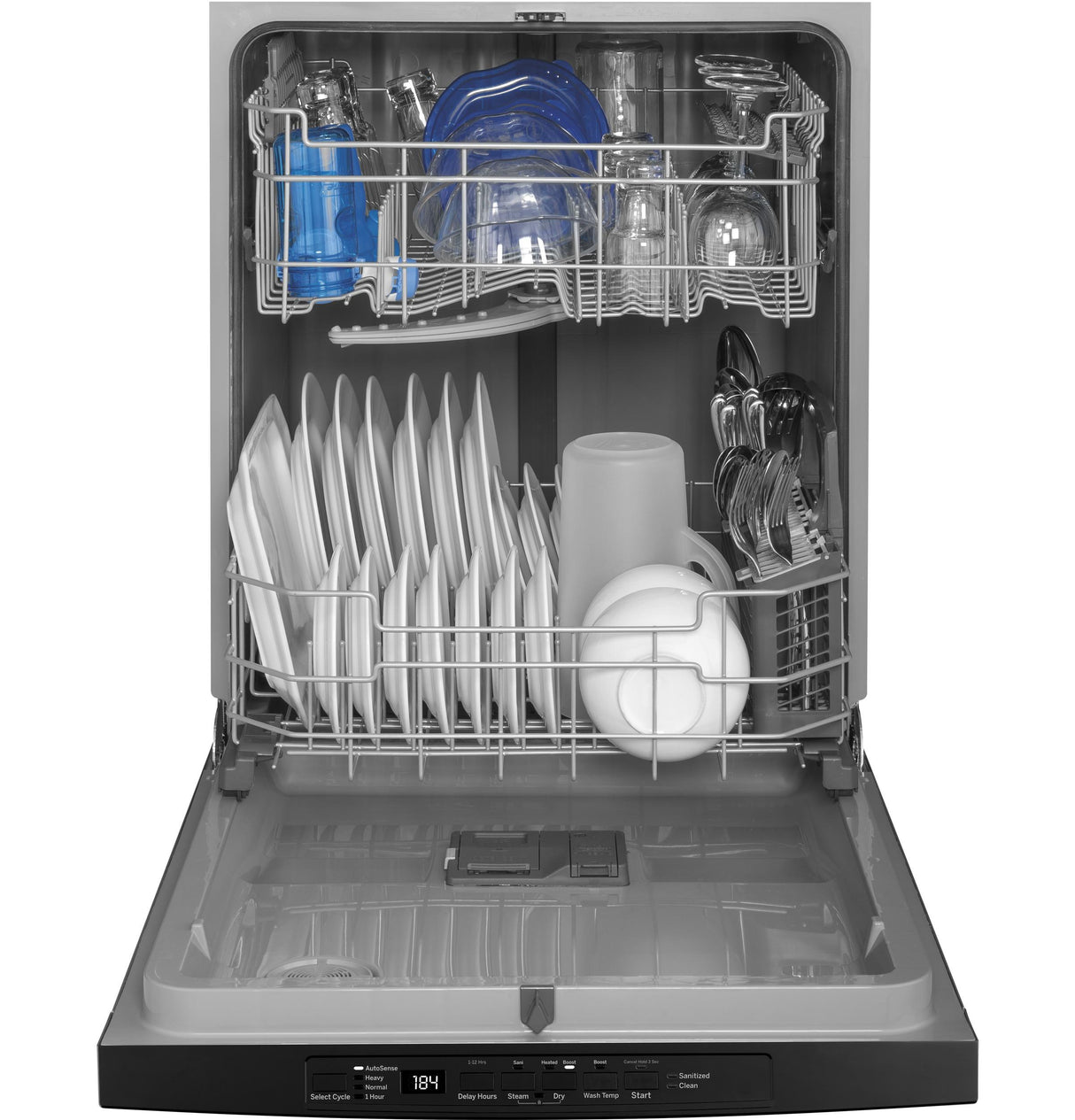 GE® ENERGY STAR® Top Control with Plastic Interior Dishwasher with Sanitize Cycle & Dry Boost